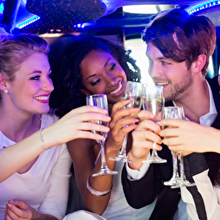 Limousine für Partys und Hochzeiten mieten in Hessen. Limoservice..